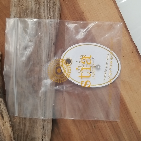 Stia Sterling Silver Mini A Charm - Picture 5 of 5